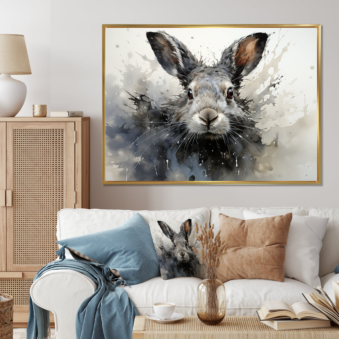 Minimalism Rabbit Energetic - Rabbit Wall Art Prints
