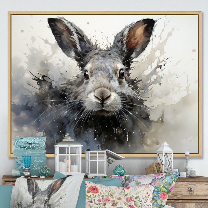 Minimalism Rabbit Energetic - Rabbit Wall Art Prints