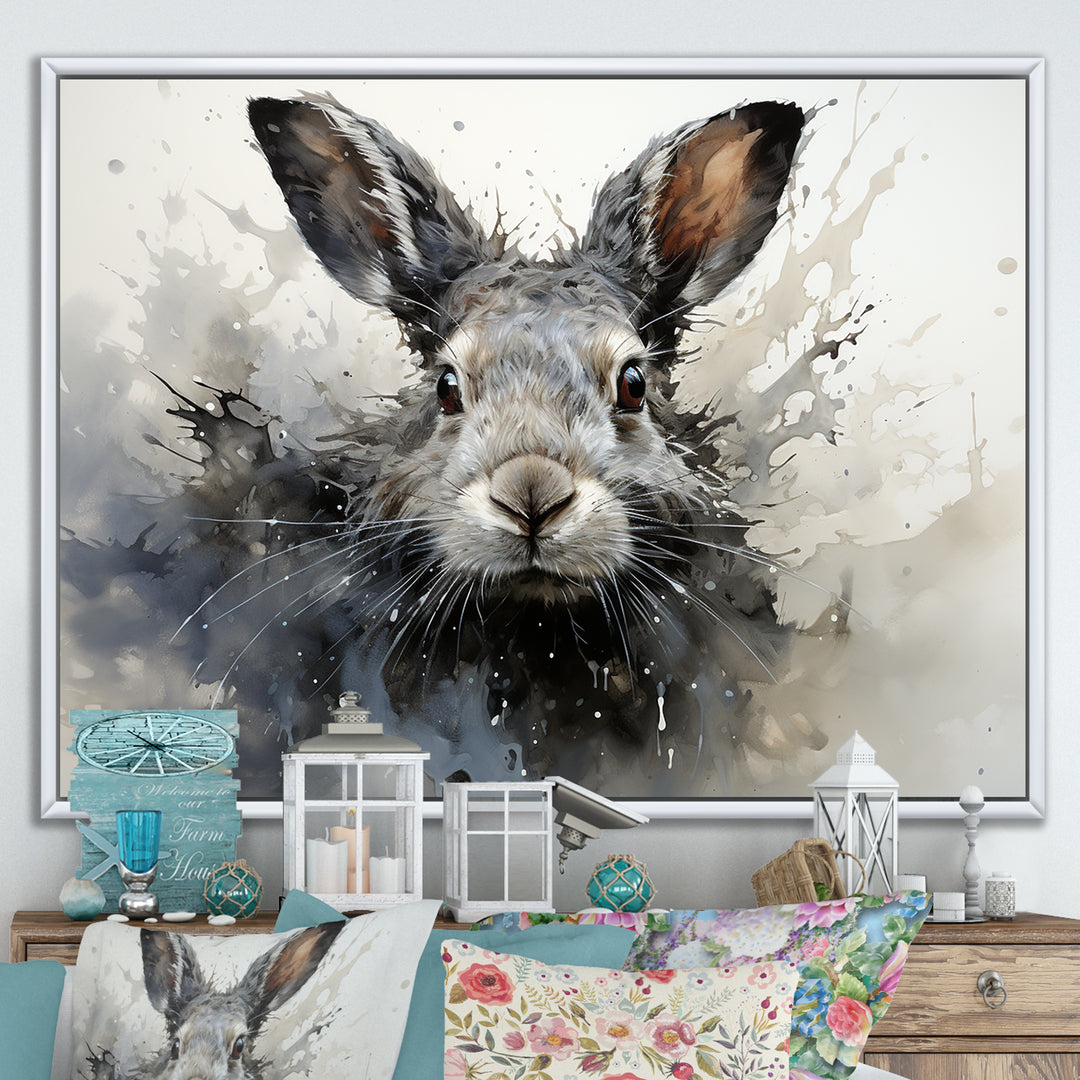 Minimalism Rabbit Energetic - Rabbit Wall Art Prints