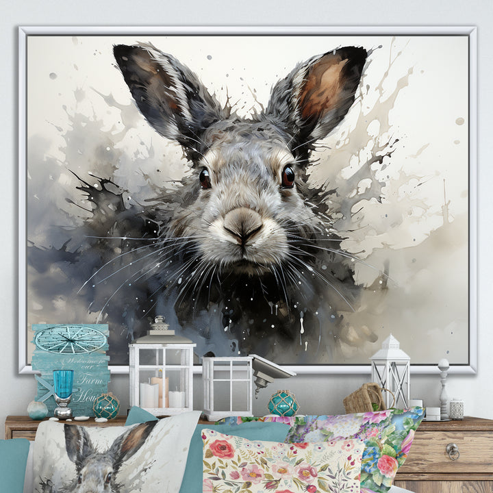 Minimalism Rabbit Energetic - Rabbit Wall Art Prints