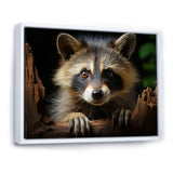Grey Raccoon Portrait - Raccoon Home Decor Art