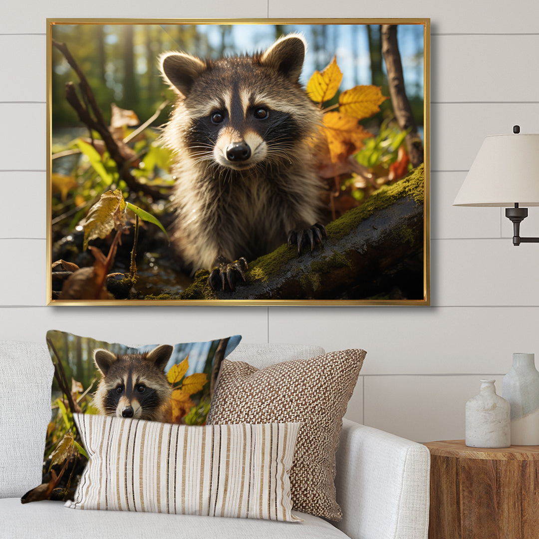 Raccoon Ultra - Raccoon Canvas Wall Art