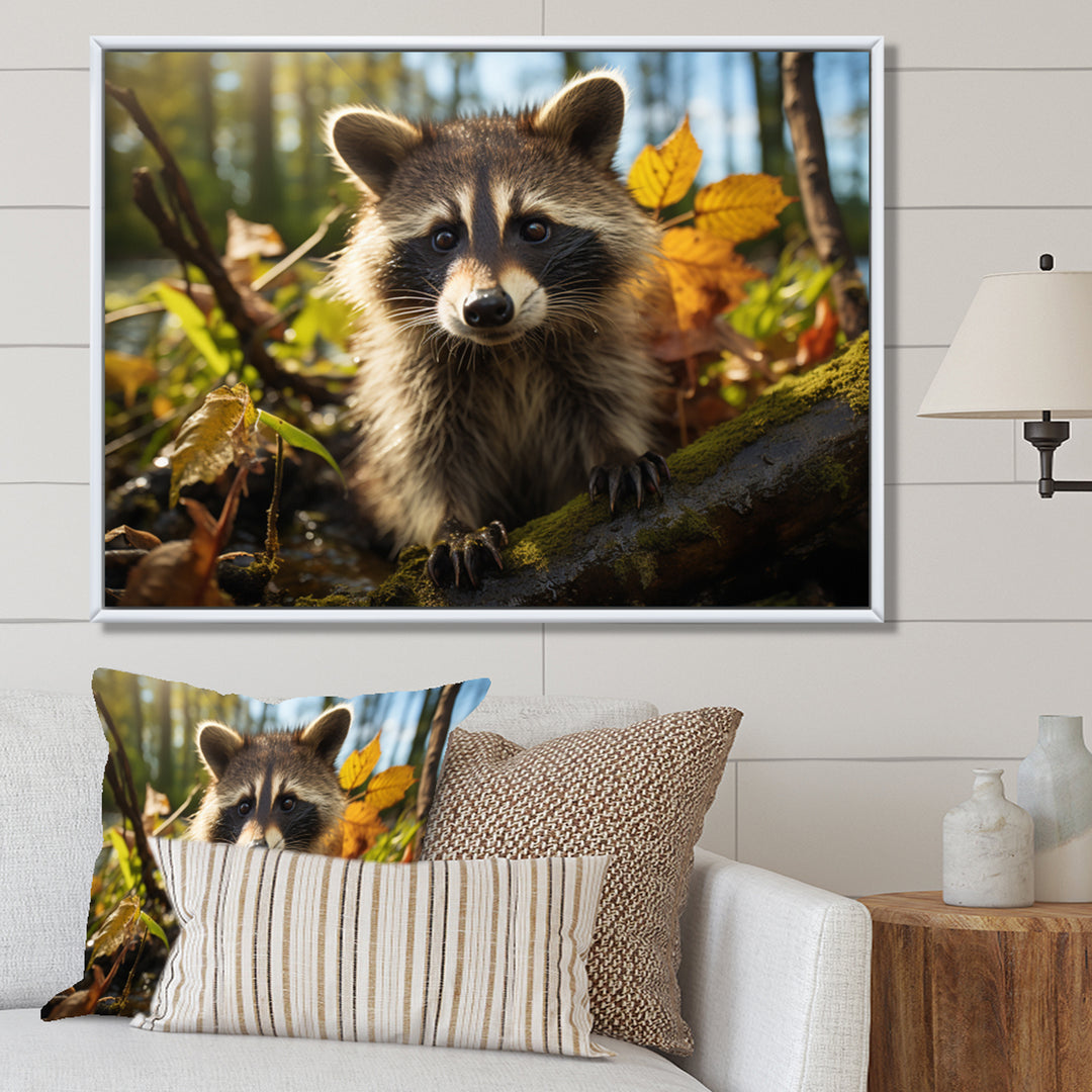 Raccoon Ultra - Raccoon Canvas Wall Art