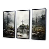 Religious Cross Transcendent Grace Forest - Multi-Panels