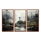 Religious Cross Transcendent Grace Forest - Multi-Panels