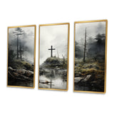 Religious Cross Transcendent Grace Forest - Multi-Panels