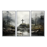 Religious Cross Transcendent Grace Forest - Multi-Panels