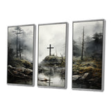 Religious Cross Transcendent Grace Forest - Multi-Panels