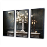 Religious Cross Transcendent Silence - Multi-Panel Canvas Prints