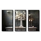 Religious Cross Transcendent Silence - Multi-Panel Canvas Prints