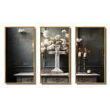 Religious Cross Transcendent Silence - Multi-Panel Canvas Prints
