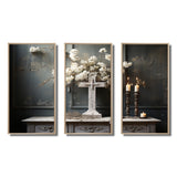 Religious Cross Transcendent Silence - Multi-Panel Canvas Prints