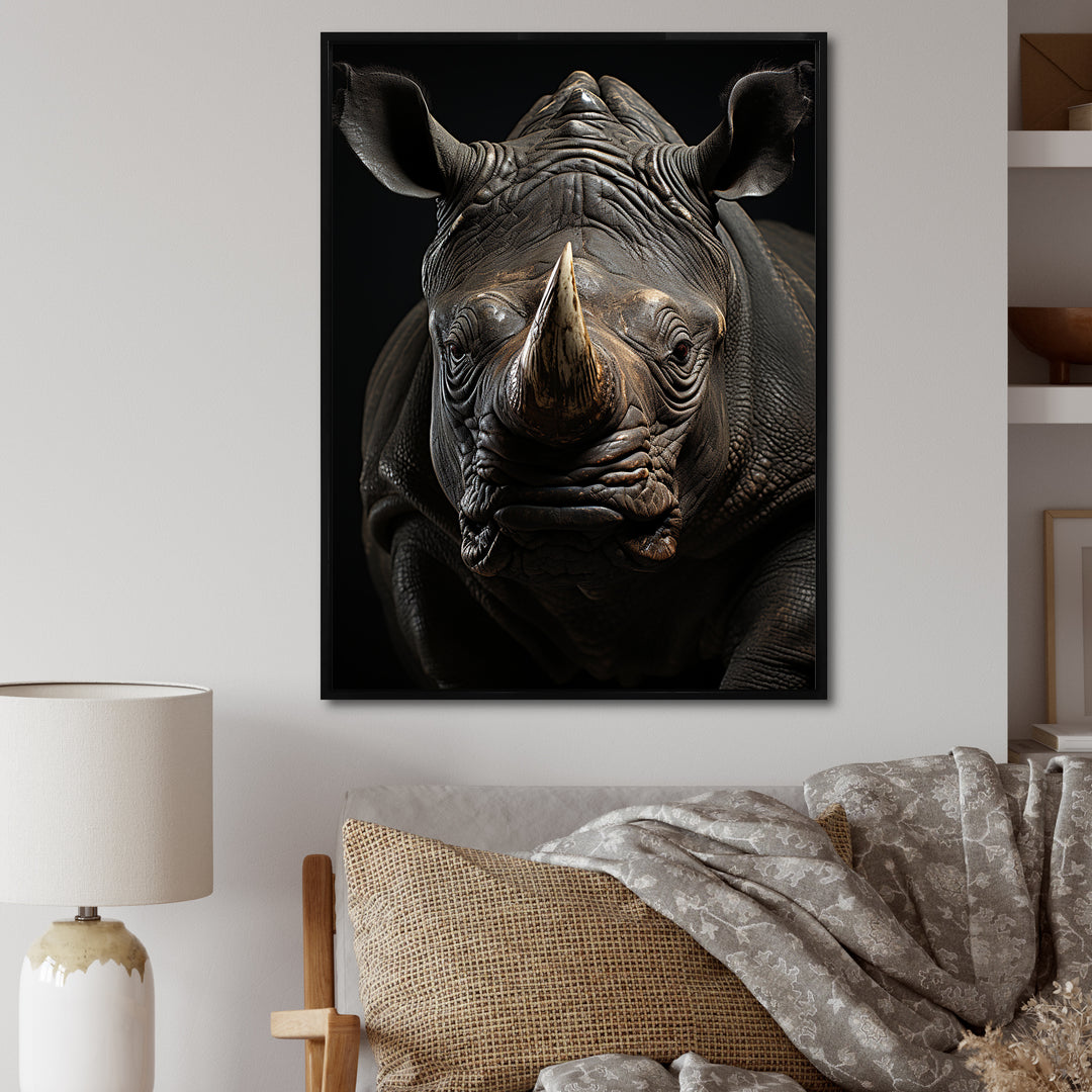 Rhinoceros Majestic Guardian - Rhinoceros Wall Art Prints
