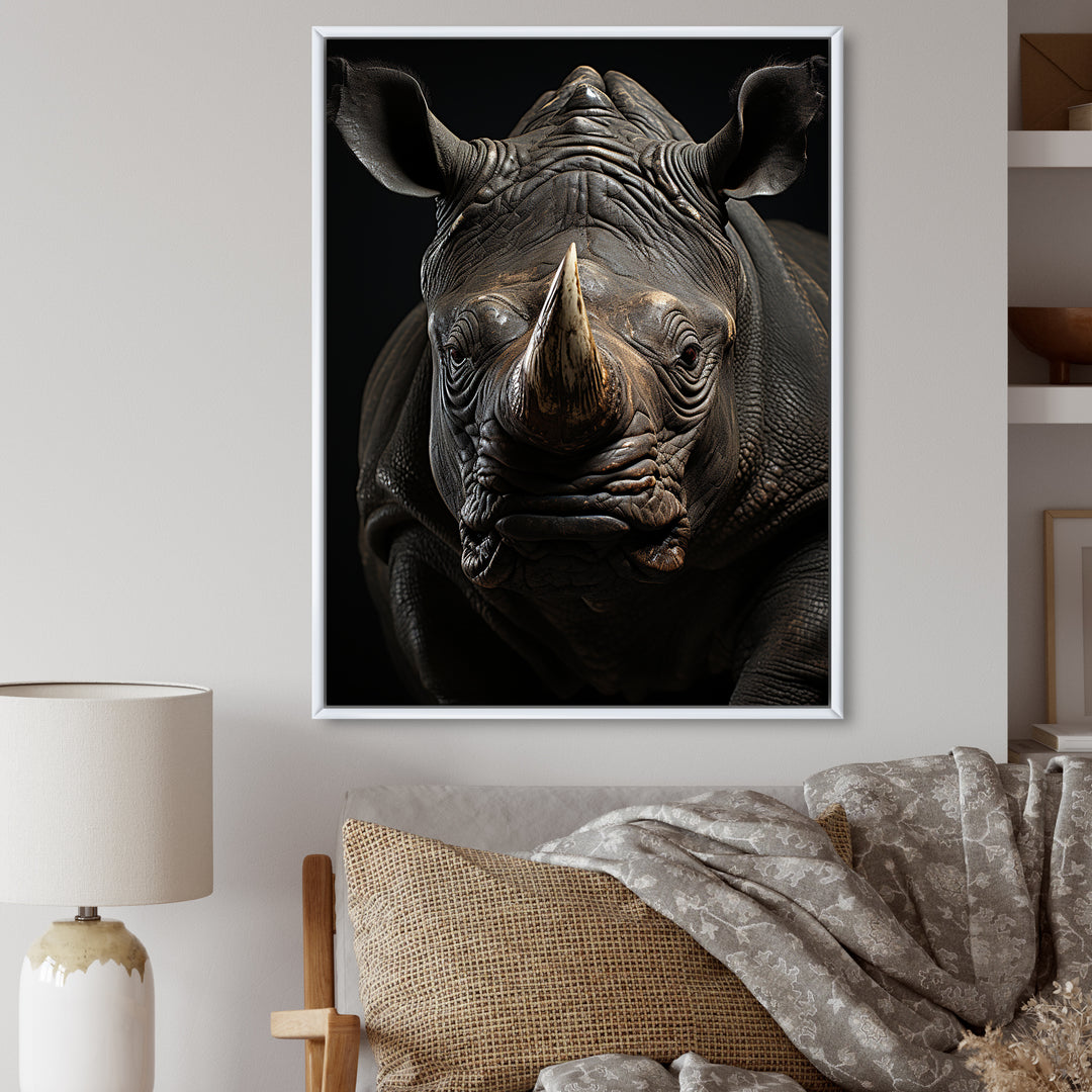 Rhinoceros Majestic Guardian - Rhinoceros Wall Art Prints