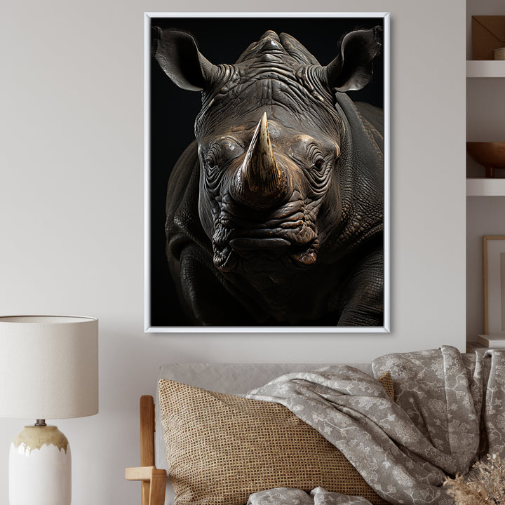 Rhinoceros Majestic Guardian - Rhinoceros Wall Art Prints