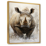 Rhinoceros Majestic Portrait - Gray Rhinoceros Wall Art