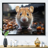 Curious Cute Rodent - Rodent Canvas Wall Art