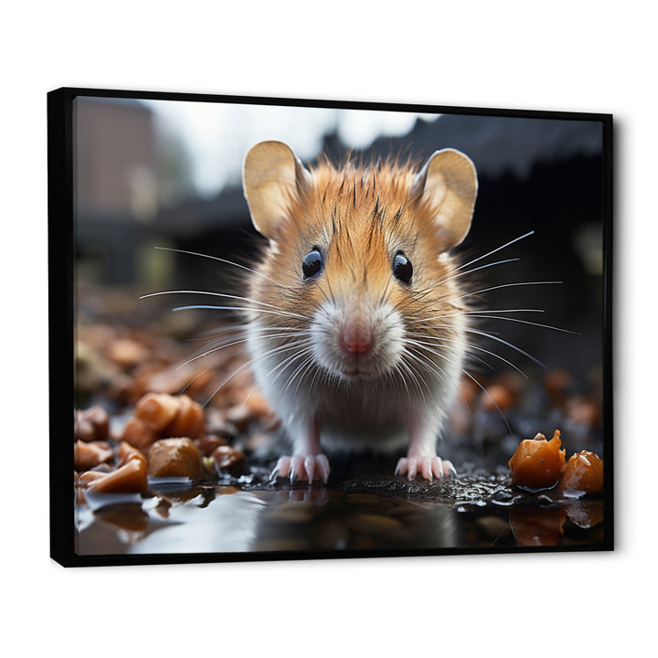 Curious Cute Rodent - Rodent Canvas Wall Art