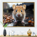Curious Cute Rodent - Rodent Canvas Wall Art
