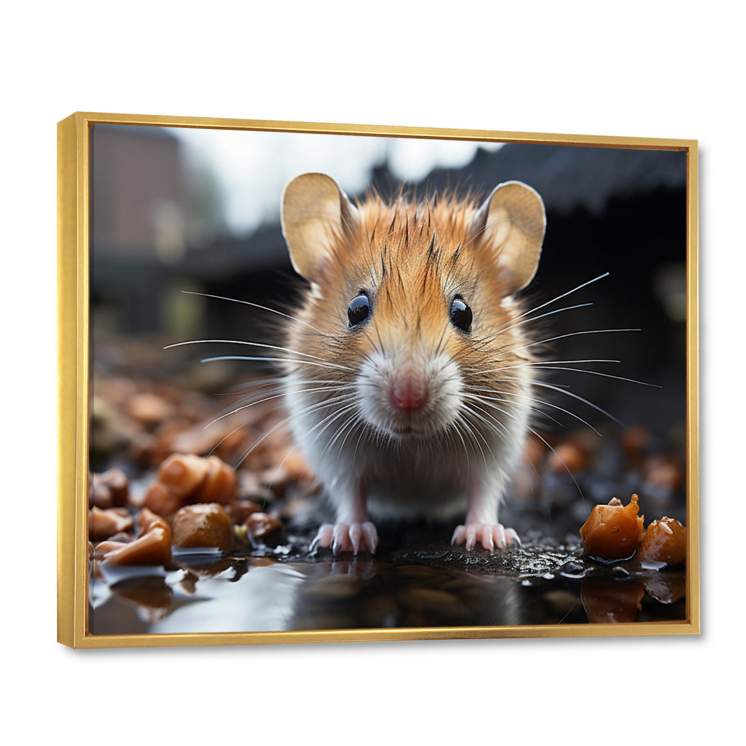 Curious Cute Rodent - Rodent Canvas Wall Art