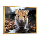 Curious Cute Rodent - Rodent Canvas Wall Art