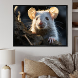 Cute Rodent Portrait - Rodent Canvas Wall Art