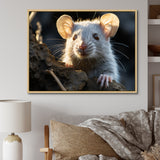 Cute Rodent Portrait - Rodent Canvas Wall Art