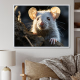 Cute Rodent Portrait - Rodent Canvas Wall Art