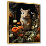 Cute Rodent In Flowers - Rodent Wall Decor