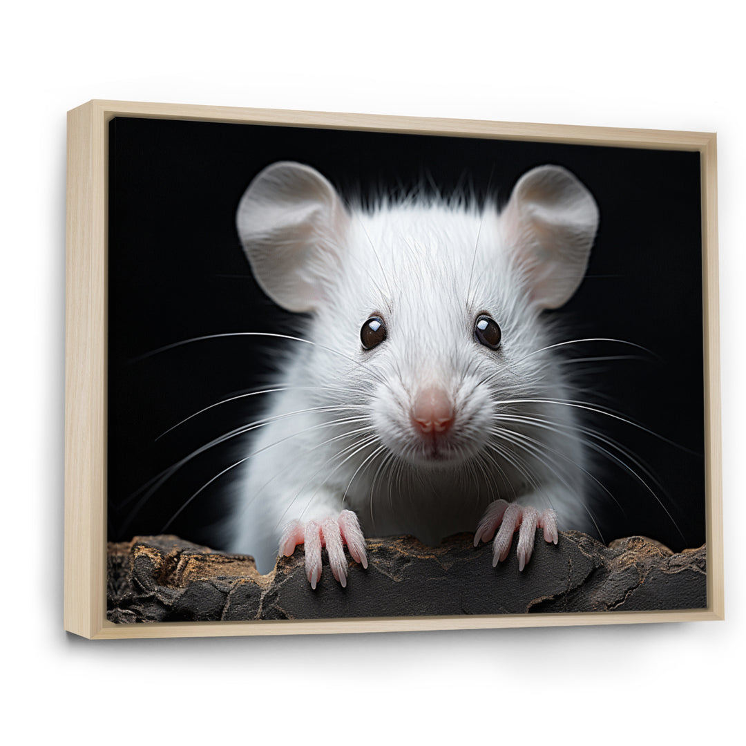 White Small Rodent Wonders - White Rodent Wall Art