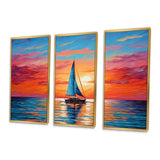 Sailboat Abstract Horizon II - Multi-Panels