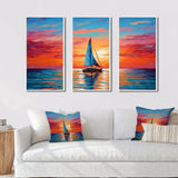 Sailboat Abstract Horizon II - Multi-Panels