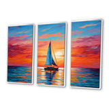 Sailboat Abstract Horizon II - Multi-Panels