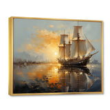 Sailboat Celestial Voyages I - Boat Sailing Canvas Wall Art