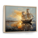 Sailboat Celestial Voyages I - Boat Sailing Canvas Wall Art
