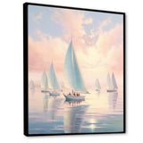 Sailboat Dreamy Regatta - Boat Sailing Canvas Wall Art