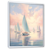Sailboat Dreamy Regatta - Boat Sailing Canvas Wall Art