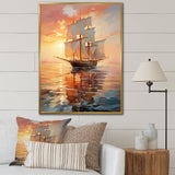 Sailboat Ethereal Waters I - Boat Sailing Canvas Wall Art