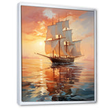 Sailboat Ethereal Waters I - Boat Sailing Canvas Wall Art