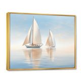 Sailboat Harmonious Tides I - Boat Sailing Canvas Wall Art