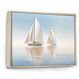 Sailboat Harmonious Tides I - Boat Sailing Canvas Wall Art