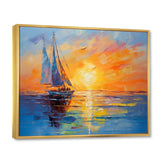 Sailboat Maritime Impressions - Boat Sailing Canvas Wall Art