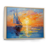Sailboat Maritime Impressions - Boat Sailing Canvas Wall Art