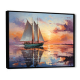 Sailboat Maritime Melody I - Boat Sailing Canvas Wall Art