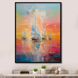 Sailboat Sail Away - Boat Sailing Canvas Wall Art