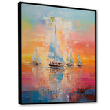 Sailboat Sail Away - Boat Sailing Canvas Wall Art