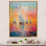 Sailboat Sail Away - Boat Sailing Canvas Wall Art