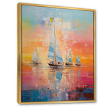 Sailboat Sail Away - Boat Sailing Canvas Wall Art