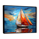 Sailboat Sailing Melodies I - Boat Sailing Canvas Wall Art