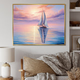 Sailboat Sailing Serenade I - Boat Sailing Canvas Wall Art